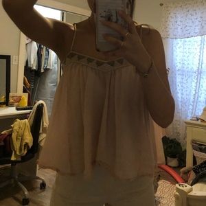 American Eagle beaded, flowy tank top